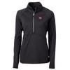 Cutter & Buck Women's Black New York Giants Adapt Eco Knit Half-Zip Pullover Jacket view 1