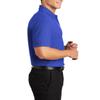 JustBlanks Men Polo Shirts Pique Polo Shirts for Men Short Sleeves 3 Button Performance Polo T Shirt - True Royal - L view 3