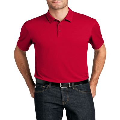 JustBlanks Short Sleeves Polo Shirt for Men's Regular-fit Sportwear Jersey Golf Polo Shirt for Men - Rich Red - XX-Large