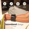 Movido Wearable Wrist & Ankle Weights - 1 lb each (2 per set) | Compact Workout Weights for Women & Men | Perfect for Yoga, Walking, Pilates, Home Workouts (Carbon) view 2