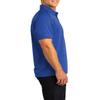 JustBlanks Men's Short Sleeves Digi Heather Performance Polo Shirt 100% Polyester Jersey Self-Fabric Collar Polo Shirt for Men - True Royal - Medium view 2