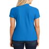 JustBlanks Womens Polo Shirts Short Sleeve Polo T Shirts  Pique Polo Shirts for Women T-Shirts 4-Button Polo Tee - Coastal Blue - XXL view 2