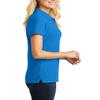 JustBlanks Womens Polo Shirts Short Sleeve Polo T Shirts  Pique Polo Shirts for Women T-Shirts 4-Button Polo Tee - Coastal Blue - XXL view 3