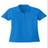 JustBlanks Womens Polo Shirts Short Sleeve Polo T Shirts  Pique Polo Shirts for Women T-Shirts 4-Button Polo Tee - Coastal Blue - XXL view 4
