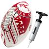 Franklin Sports Alabama Crimson Tide Foam Football - Youth Mini Football for Kids - 8.5" Junior Soft Foam Ball - SPACELACE Easy Grip Cover - Perfect Toy for Kids view 1