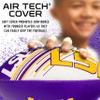 Franklin Sports LSU Tigers Foam Football - Youth Mini Football for Kids - 8.5" Junior Soft Foam Ball - SPACELACE Easy Grip Cover - Perfect Toy for Kids view 3