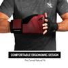 Hayabusa S4 Leather Boxing Gloves for Women & Men - Red, 12oz view 4