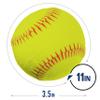 Franklin Sports Grow with Me Kids Teeball + Softball Batting Tee - Adjustable Youth Hitting Tee - Perfect for Teeball and Softball Training Blue/Grey view 3