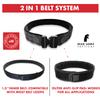 Bear Armz Tactical Battle Belt | Heavy Duty Nylon Belts | Molle Riggers Belt | American Company (Tactical Black, S- Small) view 3