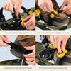 Retrospec Drifter Snowshoes for Women & Men - Lightweight Aluminum Frame Snow Shoes with Double Ratchet Binding System, Heel Lifts & Carry Bag for All Terrain Hiking & Winter Sports view 4