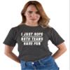 Go All Out XX-Large Heather Black Adult I Just Hope Both Teams Have Fun Funny T-Shirt view 3