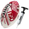 Franklin Sports Ohio State Foam Football - Youth Mini Football for Kids - 8.5" Junior Soft Foam Ball - SPACELACE Easy Grip Cover - Perfect Toy for Kids view 1