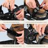 Retrospec Drifter Snowshoes for Women & Men - Lightweight Aluminum Frame Snow Shoes with Double Ratchet Binding System, Heel Lifts & Carry Bag for All Terrain Hiking & Winter Sports view 4