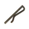 Buckleguy.com B8913 Antique Brass, Spring Bar Money Clip, Solid Brass-LL view 1