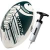 Franklin Sports Michigan State Foam Football - Youth Mini Football for Kids - 8.5" Junior Soft Foam Ball - SPACELACE Easy Grip Cover - Perfect Toy for Kids view 1