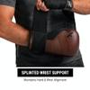 Hayabusa S4 Leather Boxing Gloves for Women & Men - Brown, 16oz view 3