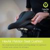 Delta Cycle & Home HexAir Peloton Seat Cushion - Instant Response, Pressure Reducing HexAir Grid Technology - Not Padded Gel - Bicycle Seat Cushion for Road, Mountain, and All Indoor Exercise Bikes view 2