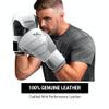 Hayabusa S4 Leather Boxing Gloves for Women & Men - White, 16oz view 2