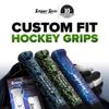 SNIPER SKIN ICT Hockey Grip, Fits Adult and Kids Sticks, Easy Install, Durable, Better Than Hockey Tape, Ideal Team Swag, Tacked Feel - Black Tiger Shark view 2