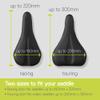 Delta Cycle & Home HexAir Peloton Seat Cushion - Instant Response, Pressure Reducing HexAir Grid Technology - Not Padded Gel - Bicycle Seat Cushion for Road, Mountain, and All Indoor Exercise Bikes view 4