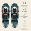 Retrospec Drifter Snowshoes for Women & Men - Lightweight Aluminum Frame Snow Shoes with Double Ratchet Binding System, Heel Lifts & Carry Bag for All Terrain Hiking & Winter Sports view 3