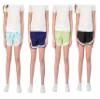 Hind Girls Shorts 4-Pack Athletic and Running Short for Kids (Green-Navy-Aqua-Black, 5-6) view 1