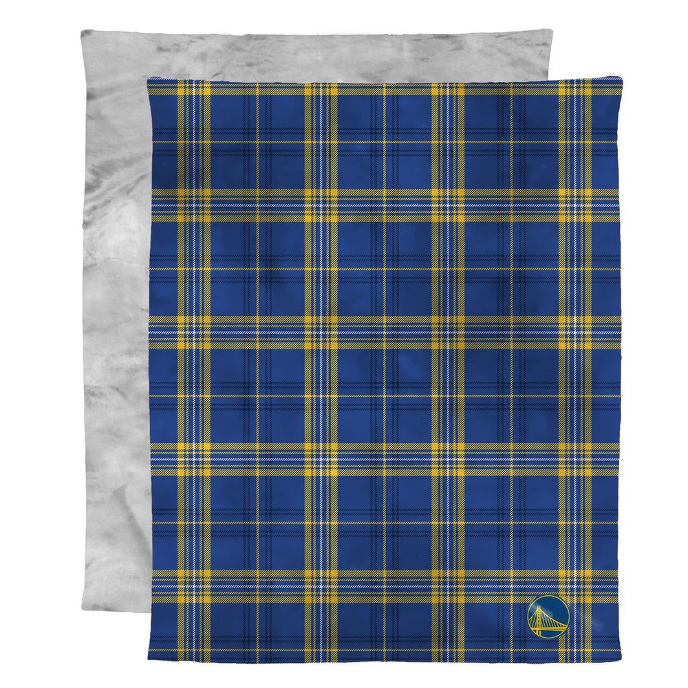 Northwest NBA Golden State Warriors Micro Mink Plush Fleece Throw Blanket, 48" x 60", Team Colors