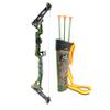 NKOK Realtree Jr. Compound Bow Set; PVC Tipped Suction Cup Arrows Can Be Propelled Up to 40 Feet; 3 Arrows and Target; Red LED Scope; Age 6+ view 1