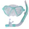 Anti-Fog Scuba Diving Mask, Adult Panoramic Wide View Diving Goggle, Easy Breathing and Professional Snorkelling Gear for Scuba Diving, Snorkeling, Swimming-Green view 1