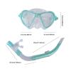 Anti-Fog Scuba Diving Mask, Adult Panoramic Wide View Diving Goggle, Easy Breathing and Professional Snorkelling Gear for Scuba Diving, Snorkeling, Swimming-Green view 2