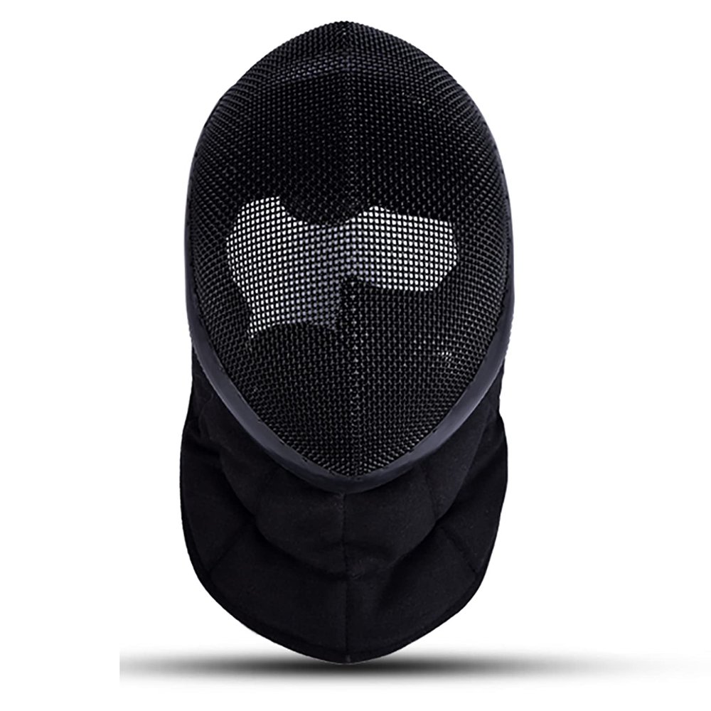 DLGF CE 350N/1600N Certified National Grade Masque, Fencing Coach Mask, Fencing Protective Gear, Fencing Gear for Child and Adult Fencer (Black)