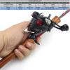 1.68M1.85M Fishing Rod Reel Set, Carbon Fiber Telescopic Casting Fishing Rod and Casting Reel Set, Stick Roll Combo Beginner Fishing Rod for Bass Fishing ZYHYD view 3