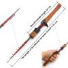 1.68M1.85M Fishing Rod Reel Set, Carbon Fiber Telescopic Casting Fishing Rod and Casting Reel Set, Stick Roll Combo Beginner Fishing Rod for Bass Fishing ZYHYD view 4