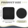 Aoriher 3 Pieces Bowling Ball Towel Shammy Pad Rag Bowling Ball Microfiber Towel Easy Wipe Off Grip for Cleaning from Dirt Oil Accessories(Classic,7.8 x 7.8 Inch,Black) view 2