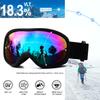 AVV OTG Ski Goggles for Men Women With Anti-Fog Dual Layer lens, UV400 Snow Goggle for Snowboarding Snowmobiling Skating view 2