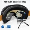 AVV OTG Ski Goggles for Men Women With Anti-Fog Dual Layer lens, UV400 Snow Goggle for Snowboarding Snowmobiling Skating view 3