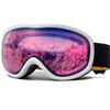 AVV OTG Ski Goggles for Men Women With Anti-Fog Dual Layer lens, UV400 Snow Goggle for Snowboarding Snowmobiling Skating view 1