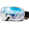 AVV OTG Ski Goggles for Men Women With Anti-Fog Dual Layer lens, UV400 Snow Goggle for Snowboarding Snowmobiling Skating view 1
