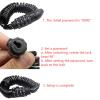 Bike Lock Cable Helmet Cable Lock 4 Digit Password AntiTheft Multifunctional Mini Portable Combination Lock for Motorcycle view 4
