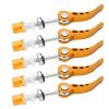 SUNGOOYUE Seat Post Clamp, 5Pcs Aluminum Alloy Quick Release Seatpost Clamps Pipe Clamp Fixed Gear for Road Bikes(Gold) view 1