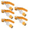 SUNGOOYUE Seat Post Clamp, 5Pcs Aluminum Alloy Quick Release Seatpost Clamps Pipe Clamp Fixed Gear for Road Bikes(Gold) view 3