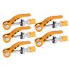 SUNGOOYUE Seat Post Clamp, 5Pcs Aluminum Alloy Quick Release Seatpost Clamps Pipe Clamp Fixed Gear for Road Bikes(Gold) view 4