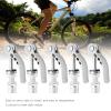 SUNGOOYUE Seat Post Clamp, 5Pcs Aluminum Alloy Quick Release Seatpost Clamps Pipe Clamp Fixed Gear for Road Bikes(Silver) view 3