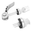 SUNGOOYUE Seat Post Clamp, 5Pcs Aluminum Alloy Quick Release Seatpost Clamps Pipe Clamp Fixed Gear for Road Bikes(Silver) view 4