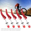 SUNGOOYUE Seat Post Clamp, 5Pcs Aluminum Alloy Quick Release Seatpost Clamps Pipe Clamp Fixed Gear for Road Bikes(Red) view 2