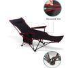 Compact Beach Chair Folding Chair, Adjustable Camping Chair, with Headrest, Storage Bag, Suitable for Camping, Beach, Courtyard (Color : D) view 4