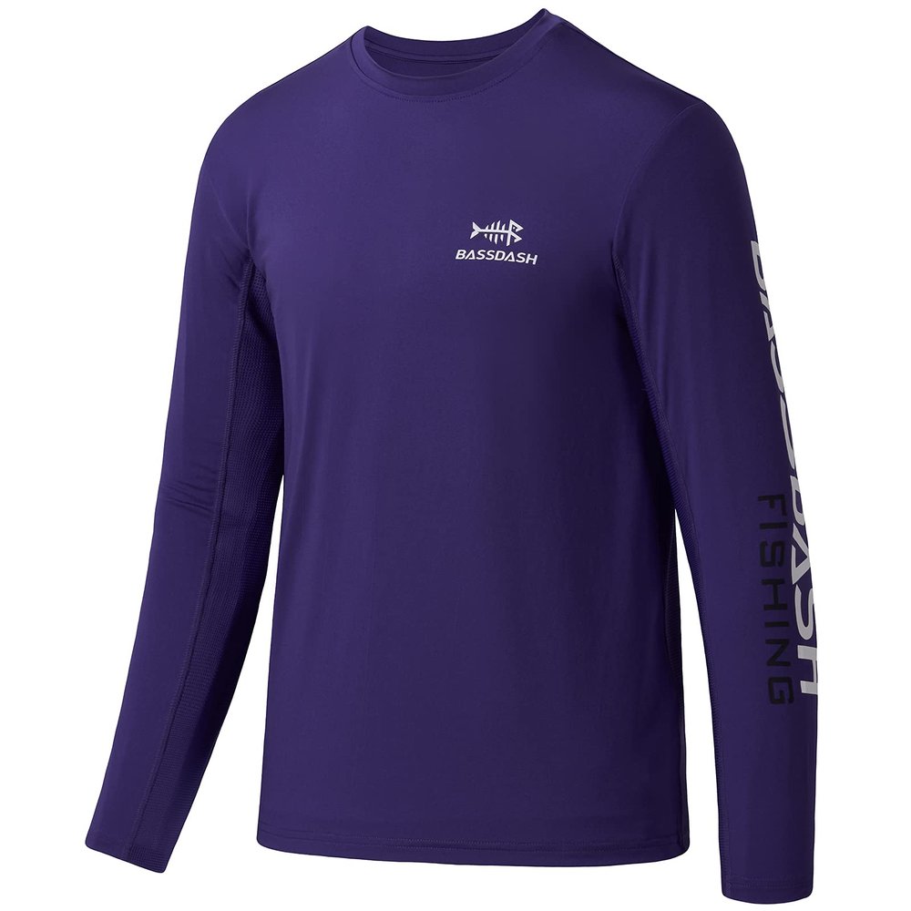 BASSDASH Youth Fishing T Shirts UPF 50+ Long Sleeve Performance UV Protection Tee for Boys Girls