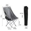 Compact High-Back Folding Chair with Side Pockets Folding Camping Chair Net Weight 5.7 Pounds-Indoor Camping Trip Beach Picnic (Color : B) view 2