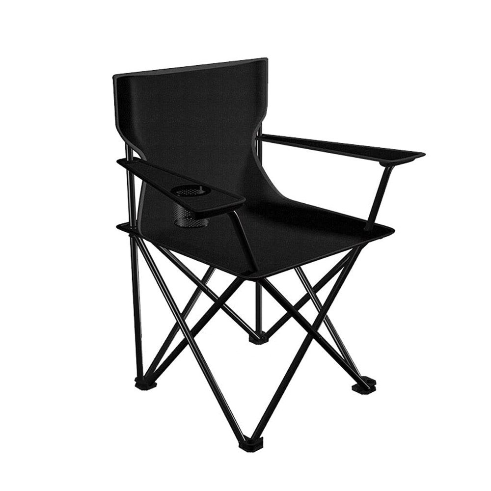 BBZY Folding Camping Chair Extra Large Folding Chair with Cup Holder,Weighing 300 Pounds,Suitable for Camping,TravelingFishing (Color : A)