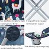 BBZY Folding Camping Chair Extra Large Folding Chair with Cup Holder,Weighing 300 Pounds,Suitable for Camping,TravelingFishing (Color : A) view 3